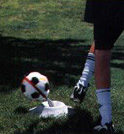developing foot speed for passing left and right and dribbling ball control